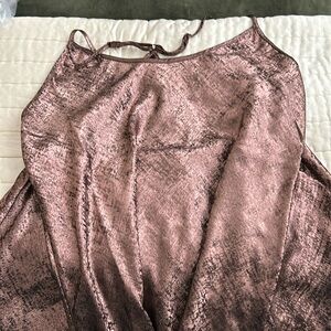 Linea Donatella copper metallic pajama set, new with tag